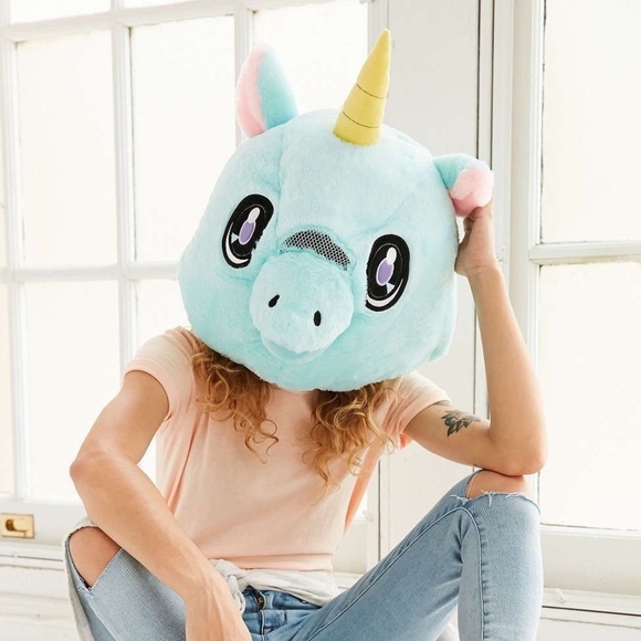 unicorn head plush